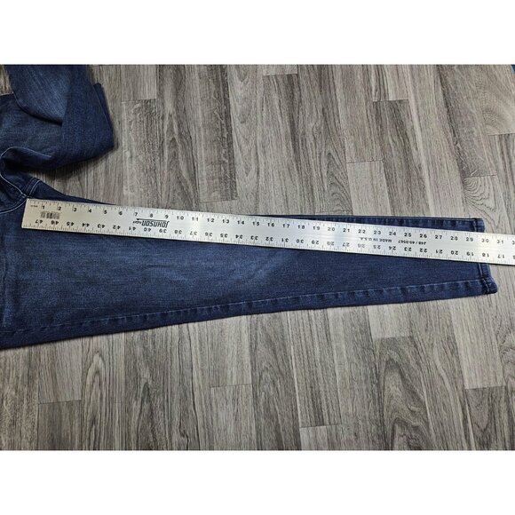 (3/$35) Universal Thread Jeans Womens 8 Blue High Rise Skinny Stretch Denim - Picture 9 of 11